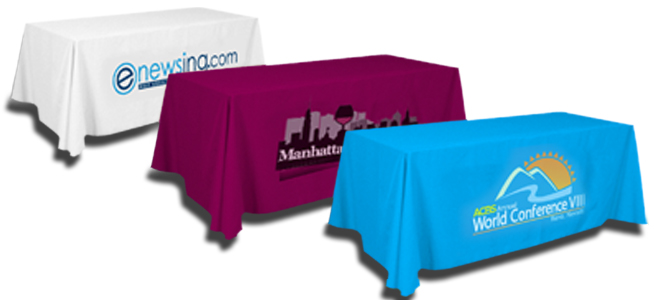 Corporate Logo Table Throws