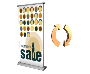 Scrolling Banner Stand 407 